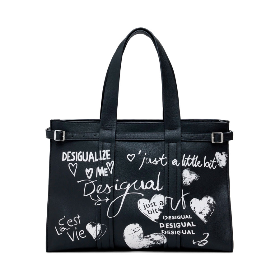 bolso-shopper-efecto-piel-letras-grande bolso-shopper-efecto-piel-letras-grande