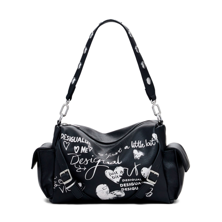 bolso-bowling-efecto-piel-letras-mediano bolso-bowling-efecto-piel-letras-mediano