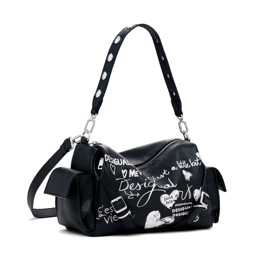 bolso-bowling-efecto-piel-letras-mediano bolso-bowling-efecto-piel-letras-mediano